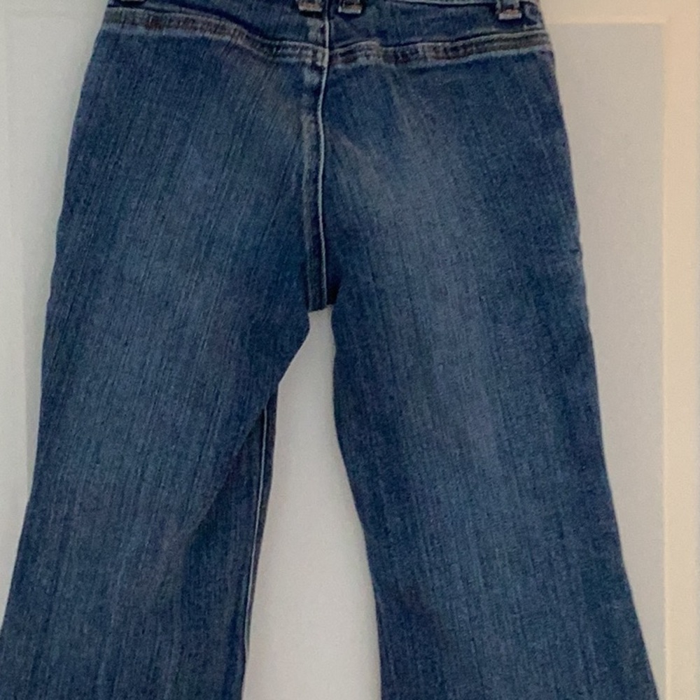 Old Navy Blue Denim Cargo Jeans - Picture 5 of 5
